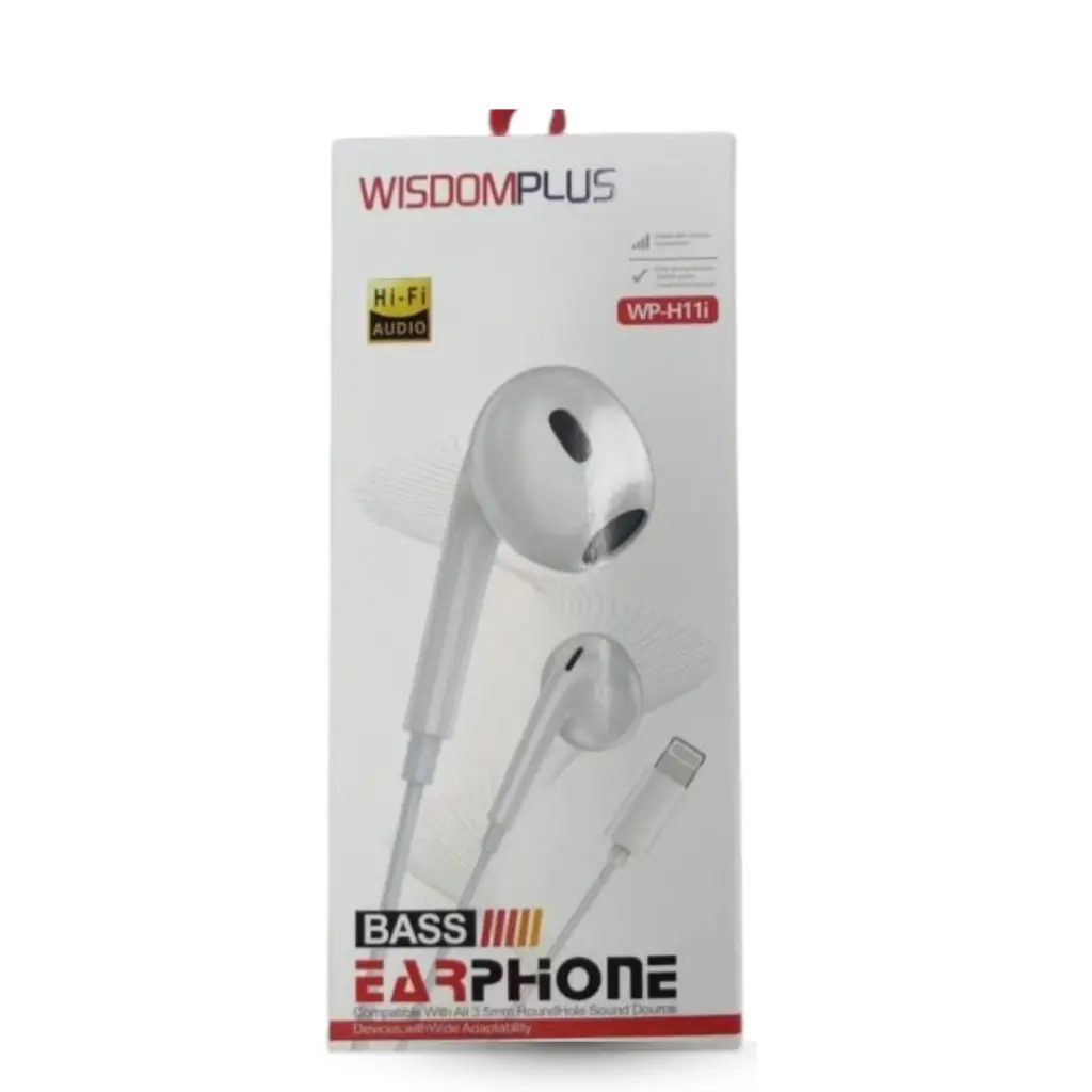Wisdom Plus Iphone Port Wired Handsfree Plug N Play