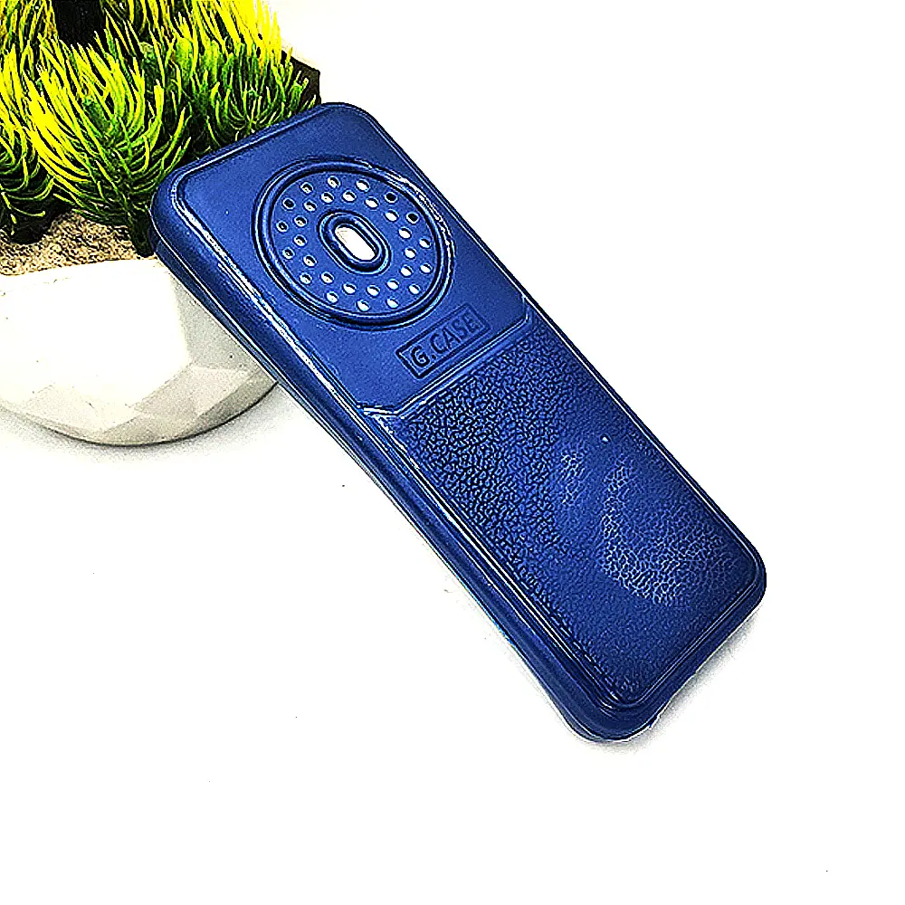 Nokia 130 2024 Soft Silicone Back Case (Navy Blue)