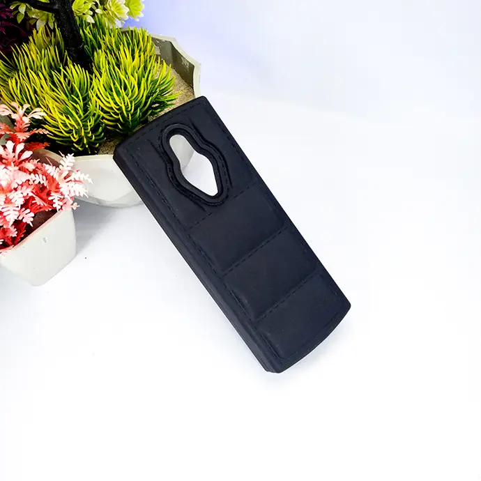 Nokia 150 2024 Puffer Soft Silicone Back Case (Black)