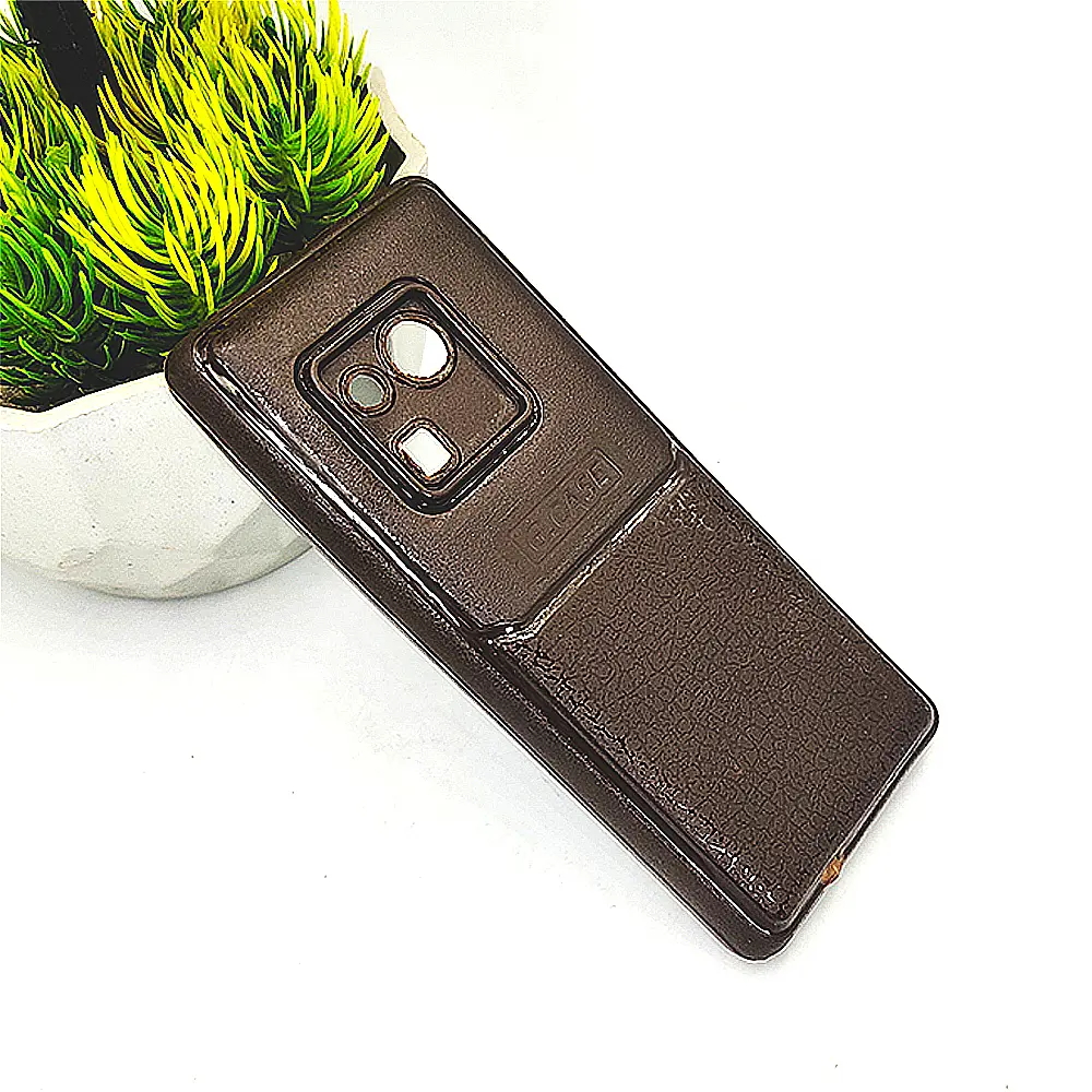 Nokia 216 Soft Silicone Back Case (Dark Brown)