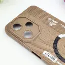 Infinix Hot 30 Play HYM Army Design Logo Leather Back Case (Black)