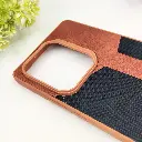 Infinix Note 50 4G|Note 50 Pro 4G Line Craft Luxury Cars Logo Leather Texture Mobile Back Case (Brown)