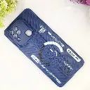 Infinix Hot 10S/Hot 10T Soft Silicone Kick Case Printed Mobile Back Case (Navy Blue)