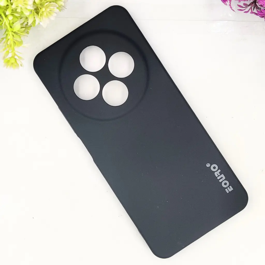 Xaiomi Redmi 14C|POCO C75 Eouro Official Soft Silky Back Case (Black)
