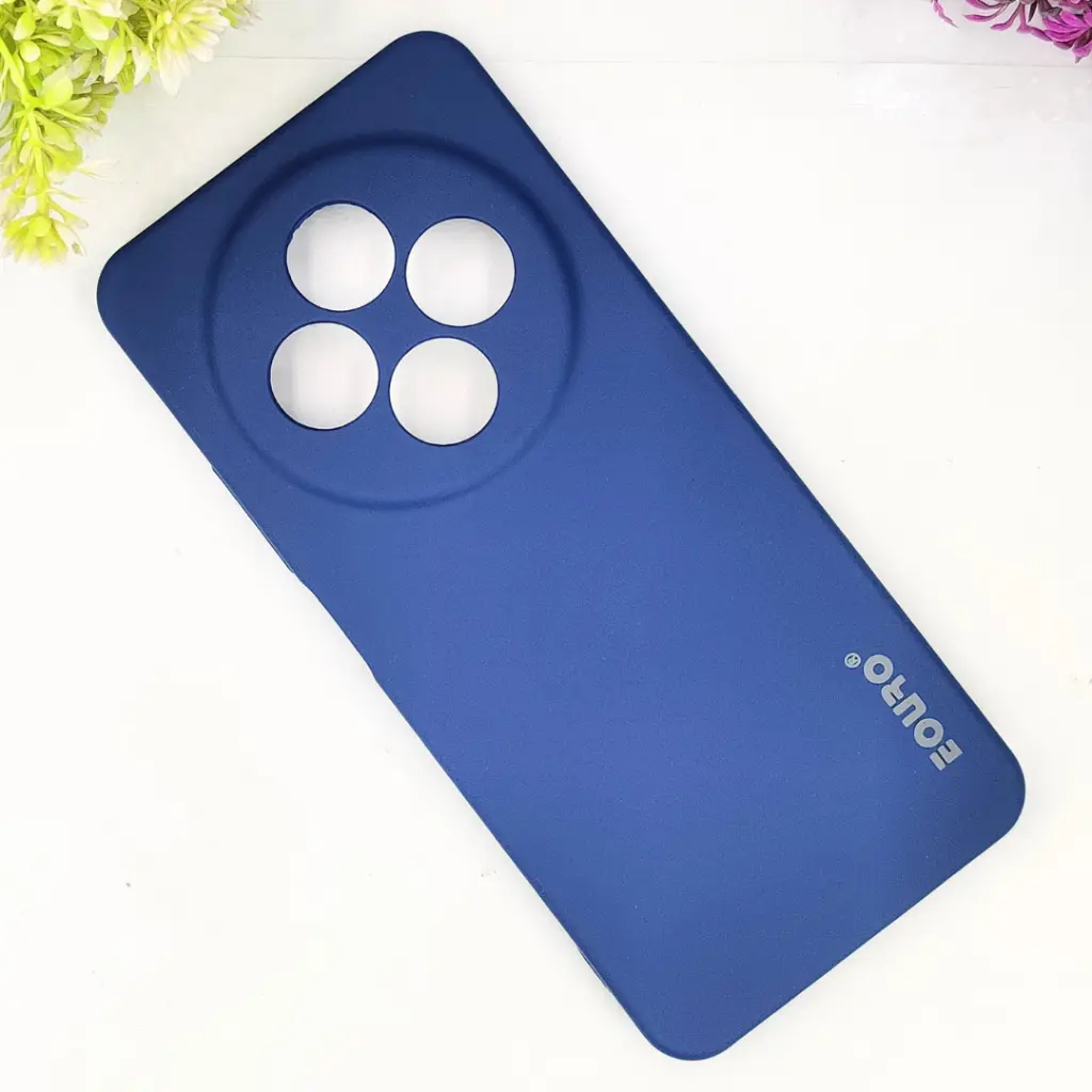 Xaiomi Redmi 14C|POCO C75 Eouro Official Soft Silky Back Case (Navy Blue)