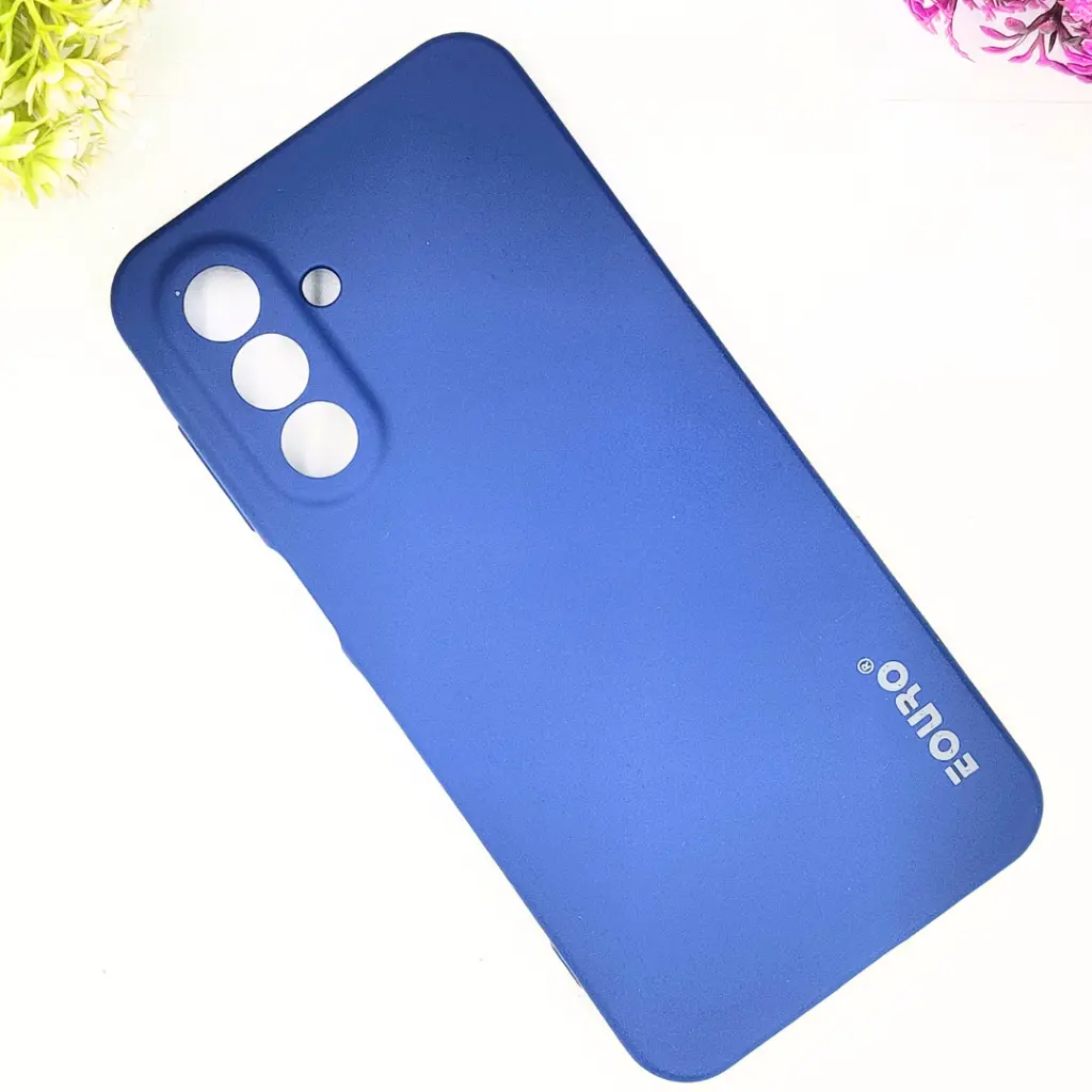 Samsung Galaxy A17 4G|5GEouro Official Soft Silky Back Case (Navy Blue)