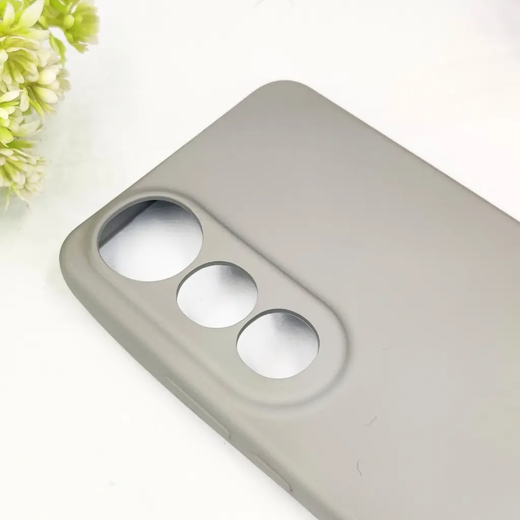 Vivo V50 Lite 4G Eouro Official Soft Silky Back Case (Titanium)