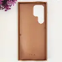 Samsung Galaxy S24 Ultra Leather Feel With Card Holder Santa Barbara Polo & Racquet Club Branded Phone Case (Brown) 