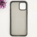 iPhone 12|iPhone 12 Pro 3D Polo Leather Carbon Fiber Texture With Magsafe Wireless Charging Compatible Back Case (Gray)