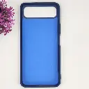 Infinix Smart 10 Plus 4G 3D Polo Leather Carbon Fiber Texture With Magsafe Wireless Charging Compatible Back Case (Navy Blue)