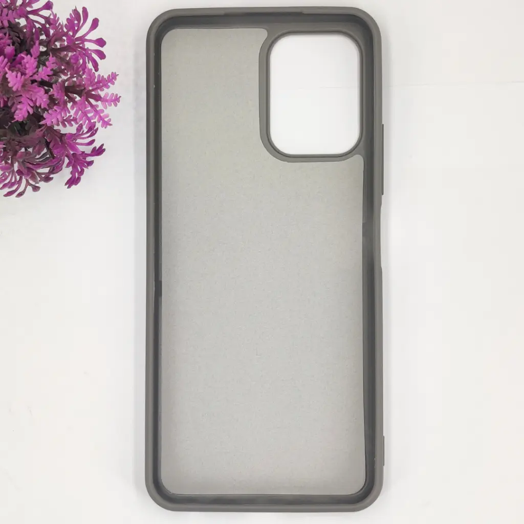 Infinix Smart 10|Tecno Spark Go 2|Pop 10 3D Polo Leather Carbon Fiber Texture With Magsafe Wireless Charging Compatible Back Case (Gray)