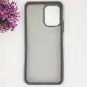 Infinix Smart 10|Tecno Spark Go 2|Pop 10 3D Polo Leather Carbon Fiber Texture With Magsafe Wireless Charging Compatible Back Case (Gray)