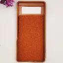 Google Pixel 6 3D Polo Leather Carbon Fiber Texture With Magsafe Wireless Charging Compatible Back Case (Brown)