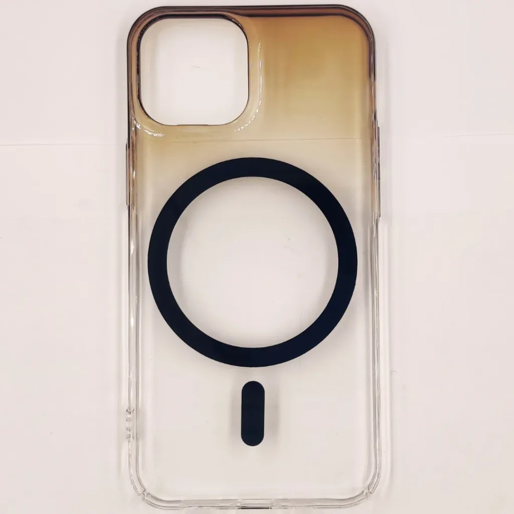 iPhone 12 Mini PC Acrylic Tpu|Transparent MagSafe 3D Logo Print Back Case