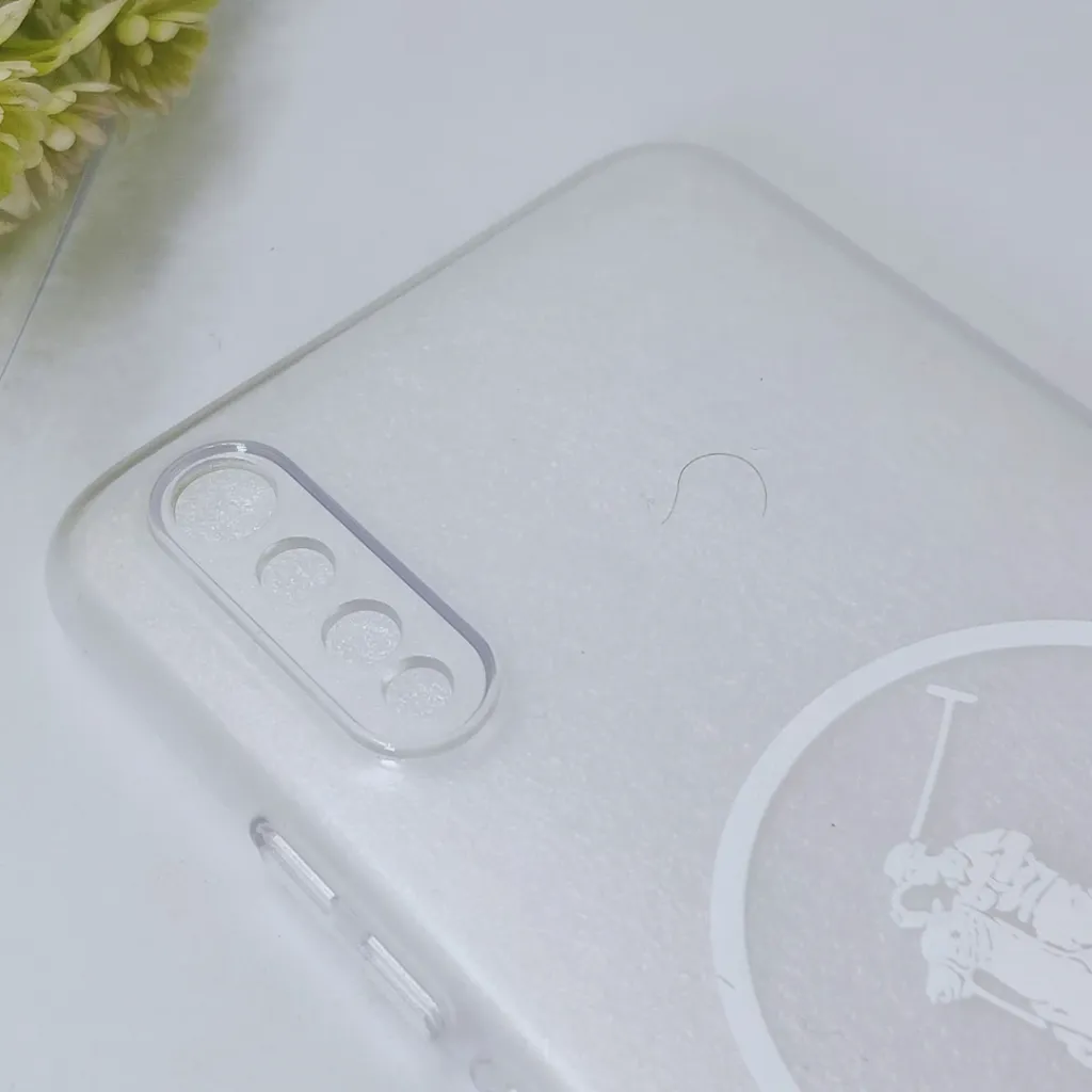 Vivo S1 3D Matte Acrylic Side Cutt With Polo Magsafe Printed Back Case (Crystal)