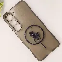 Infinix Hot 60 Pro 3D Matte Acrylic Side Cutt With Polo Magsafe Printed Back Case (Black)