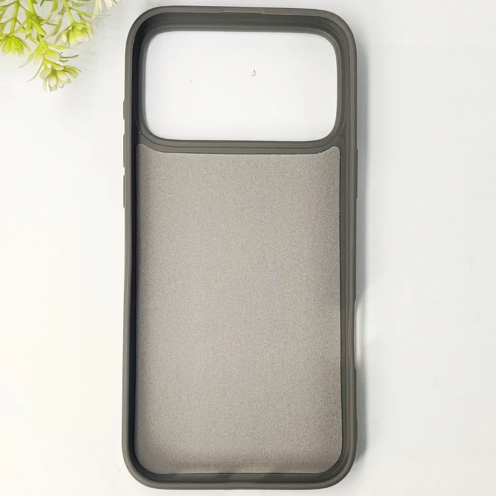 iPhone 17 Pro Max Premium 3D Polo Logo Leather With Magsafe Wireless Charging Compatible Back Case (Natural Titanium)