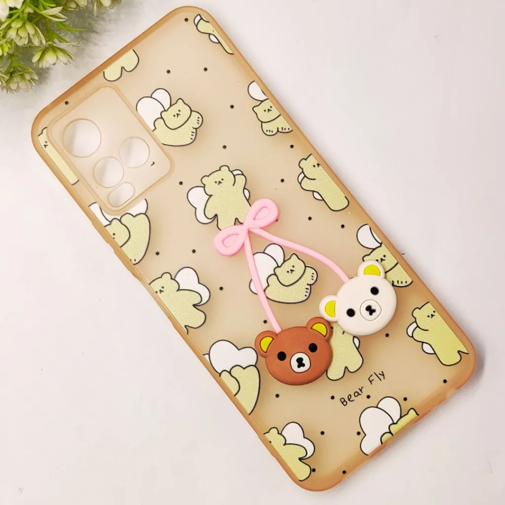 Vivo Y21|Y33S|Y33T|Y32 Fancy Soft Silicone Cartoon Theme Back Case (Skin)