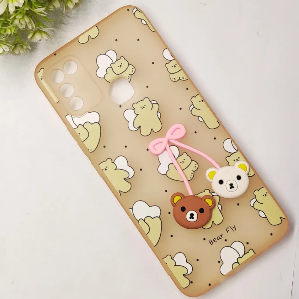 Infinix Hot 10 Play|Hot 11 Play|Hot 9 Play Fancy Soft Silicone Cartoon Theme Back Case (Skin)