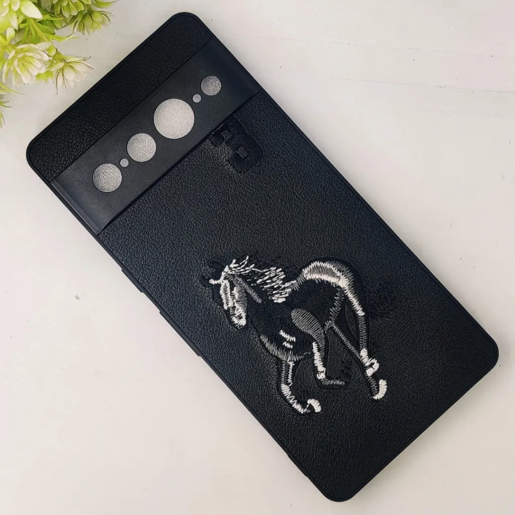 Google Pixel 7 Pro Santa Barbara Polo Raquet Back Case (Black)