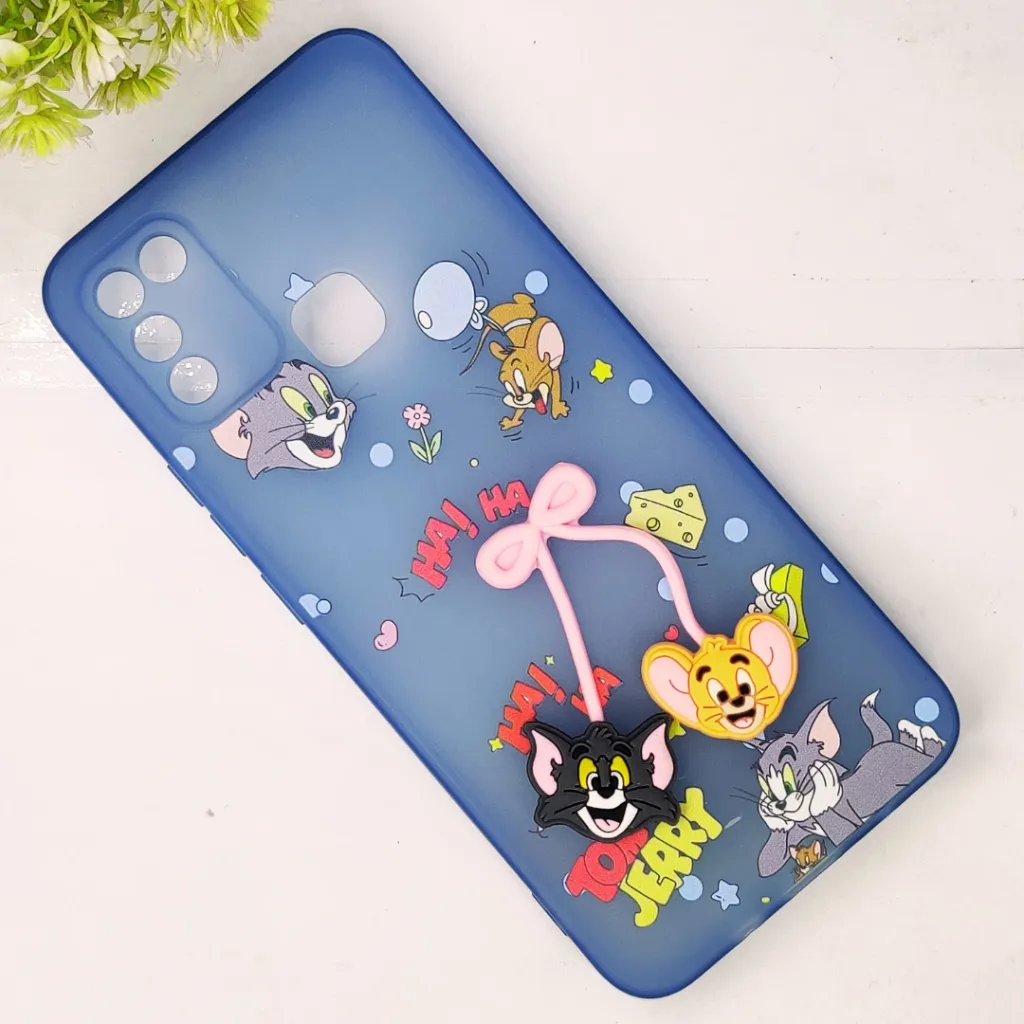 Infinix Hot 10 Play|Hot 11 Play|Hot 9 Play Fancy Soft Silicone Cartoon Theme Back Case (Skin)