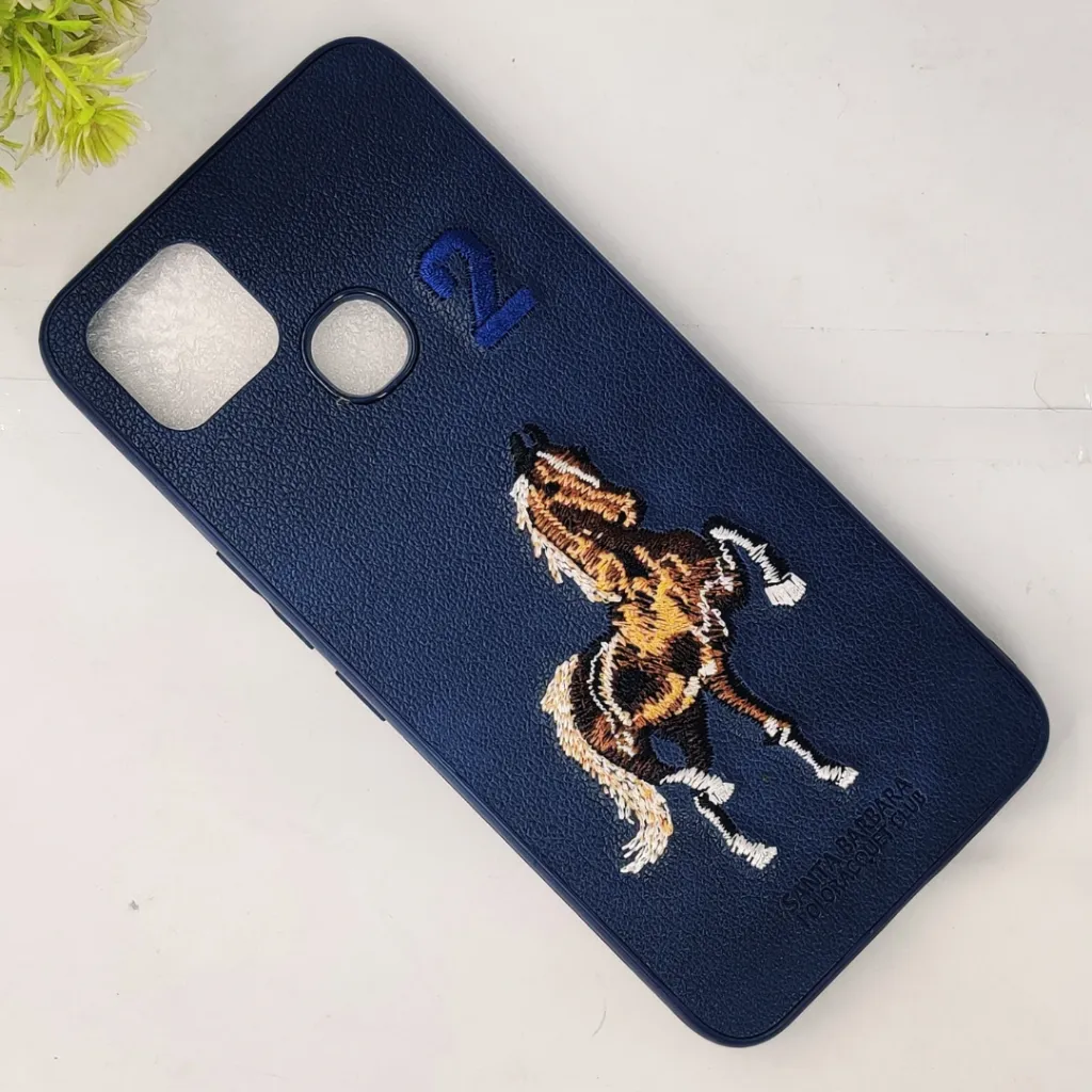 Infinix Hot 10i Santa Barbara Polo Back Case (Navy Blue)