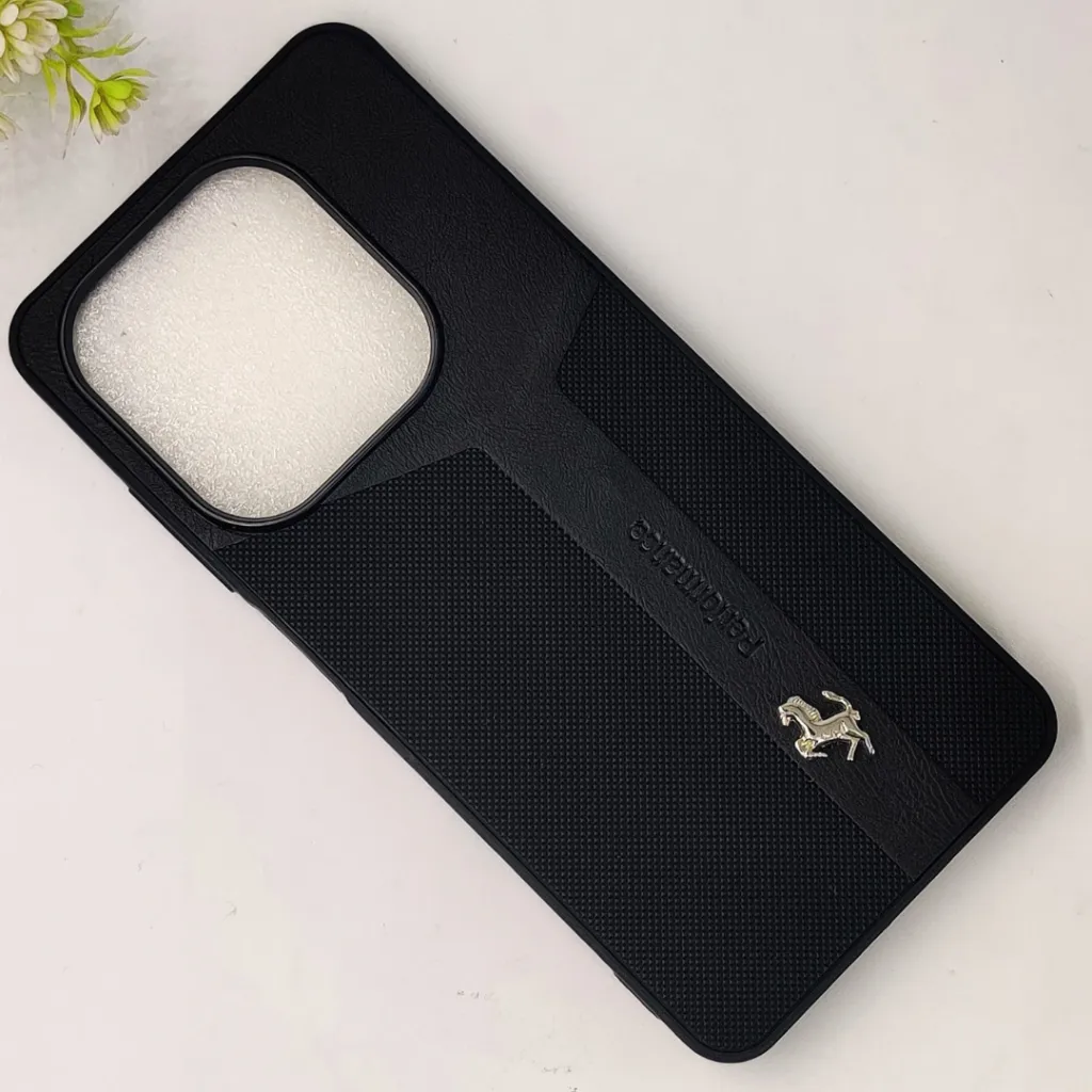 Tecno Spark 20C|Spark 20|Pop 8|Spark Go 2024|Infinix Hot 40i|Smart 8|Smart 8 Pro|Smart 8 Plus Colour Transparent Silicone Cooling Mesh Back Case (Black)