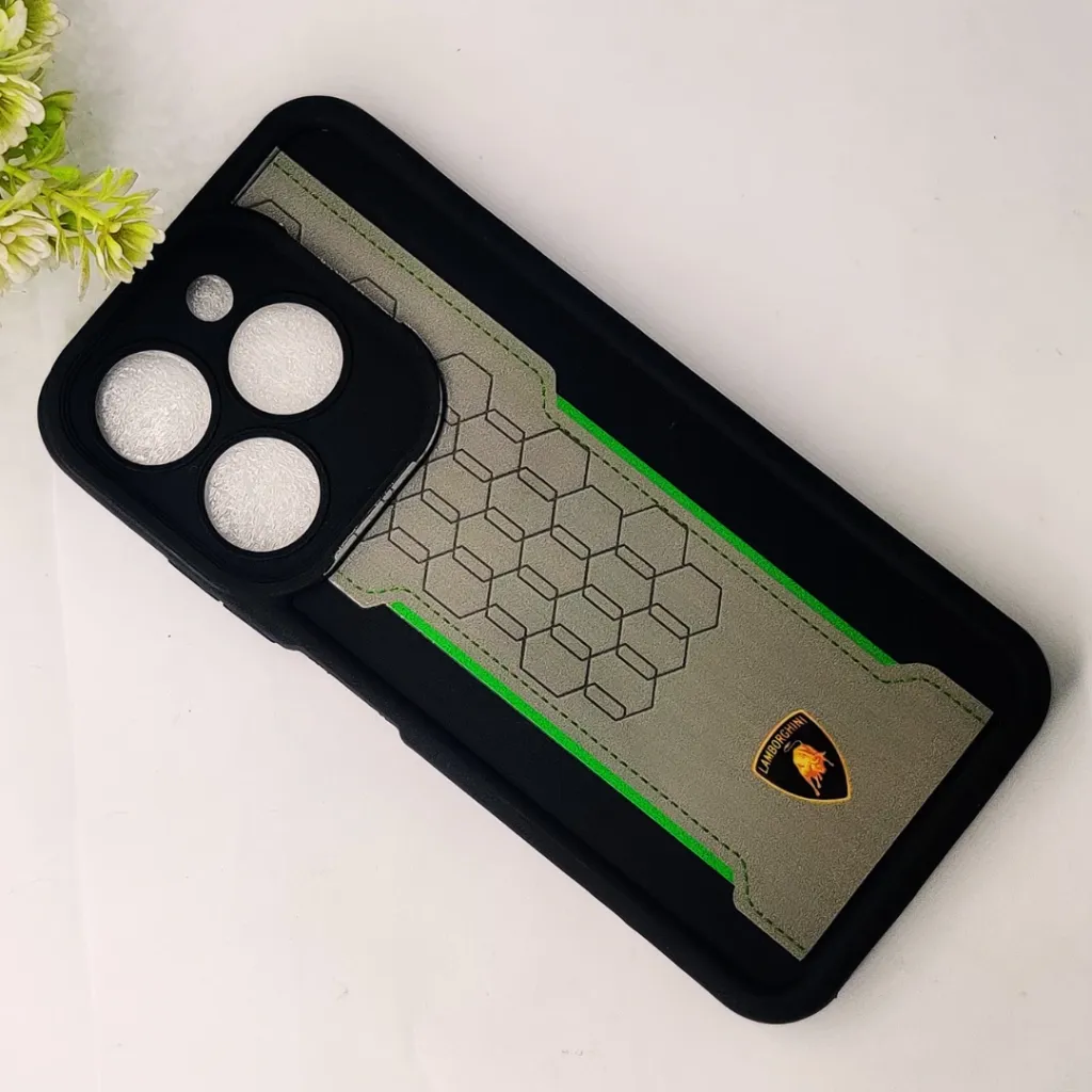 Tecno Spark 10C Soft Silicone Printed Back Case (Black) — Shockproof, Stylish