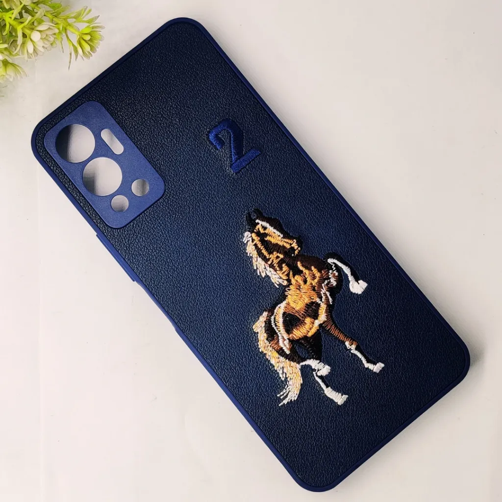 Infinix Hot 12 Santa Barbara Polo Raquet Back Case (Navy Blue)