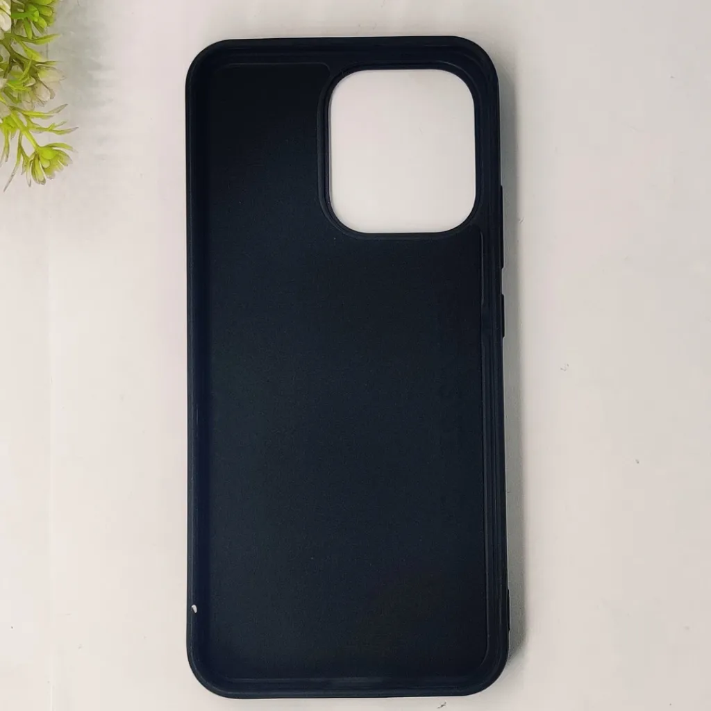 Oppo Reno 15 5G Prick Pattern Premium Leather Back Case (Black)