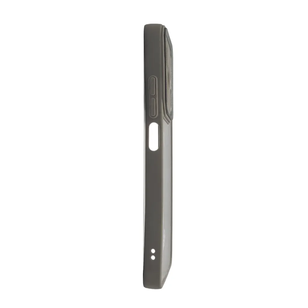 Infinix Hot 30 4|X6831 iPaky Transparent Colour Border With Camera Chrome Finishing Back Case (Natural Titanium)
