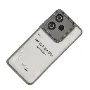 Infinix Hot 30 4|X6831 iPaky Transparent Colour Border With Camera Chrome Finishing Back Case (Natural Titanium)