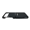 Samsung Galaxy Z Flip 4 Official Luxuary Leather Back Case (Black)