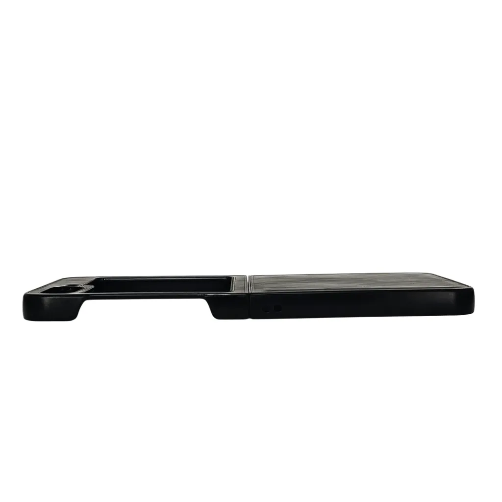 Samsung Galaxy Z Flip 6 Official Luxuary Leather Back Case (Black)