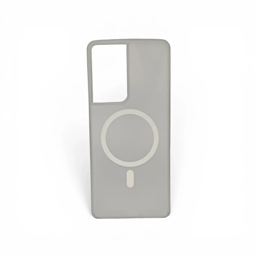 Samsung Galaxy S21 Ultra MagSafe & Matt Hard Paper Back Case (White)