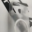 iPhone 13|14 WINCASE Lining Texture Paper With Mage Safe Logo Back Case (Cyrtal)