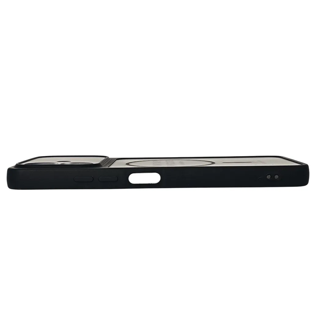 InfiniX Smart 10 & POP 10 & Spark GO 2 Ultra-Thin Paper Matte Finish With MagSafe Logo Printed Mobile Back Case (Black)