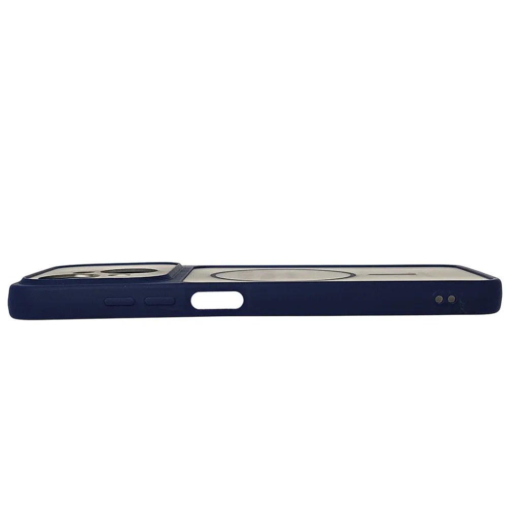 Tecno Spark Go 1|Spark Go 2025|Pop 9 Ultra-Thin Paper Matte Finish With MagSafe Logo Printed Mobile Back Case (Blue)