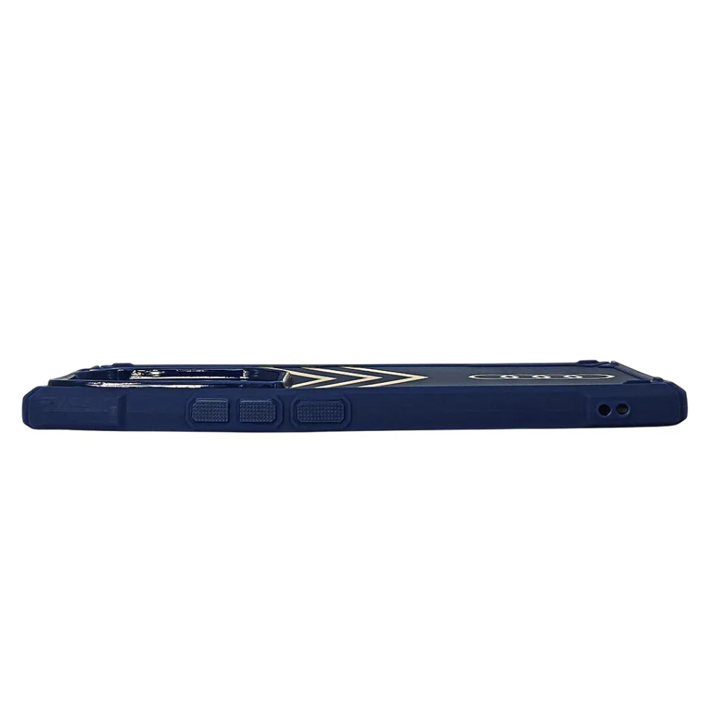 Infinix Note 50 Pro 4G|Note 50 4G Matte 3D UV Printed Soft Armour Type Silicone Back Case (Navy Blue)