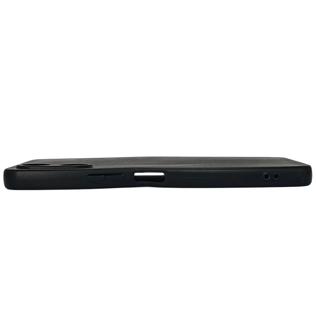 Vivo Y05 4G|Vivo Y11D Matte Soft Silicone Paper Back Case (Black)