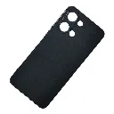 Vivo Y05 4G|Vivo Y11D Matte Soft Silicone Paper Back Case (Black)