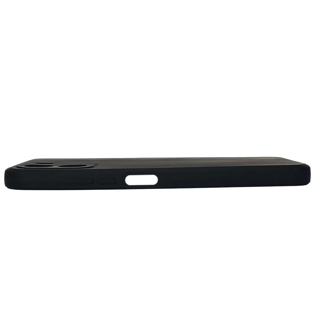 Oppo A6 4G|A6 5G|A6x Matte Soft Silicone Paper Back Case (Black)