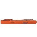 iPhone 17 Pro Max Kajsa Spendid Collection 3D Cube Orange Plus Pattern With Magsafe & B Ring Wireless Charging Compatible Back Case (Cosmic Orange)