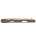 iPhone 16 Pro Max 2in1 Elestroplated Silicone 3D Creative Magsafe Wireless Charging Compatible Charging Back Case (Desert Titanium)