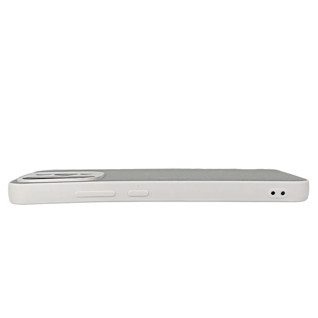 Oppo Reno 15F 5G Branded (BURGA) Derby Race Horses Pattern Leather Texture Back Case (White)