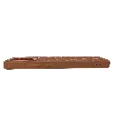 Oppo Reno 15F 5G Branded (BURGA) Derby Race Horses Pattern Leather Texture Back Case (Brown)