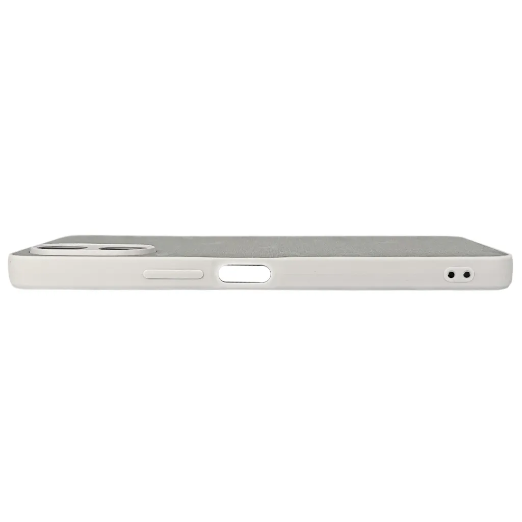 Vivo Y05 4G|Vivo Y11D Branded (BURGA) Derby Race Horses Pattern Leather Texture Back Case (White)