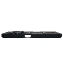 Xiaomi Redmi 14C|Poco C75 Built-in Magnetic Ring Premium Leather With Velvet Feel Back Case (Black)