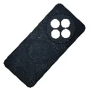 Xiaomi Redmi 14C|Poco C75 Built-in Magnetic Ring Premium Leather With Velvet Feel Back Case (Black)