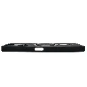 Xiaomi Redmi 13C|Poco C65 Built-in Magnetic Ring Premium Leather With Velvet Feel Back Case (Black)